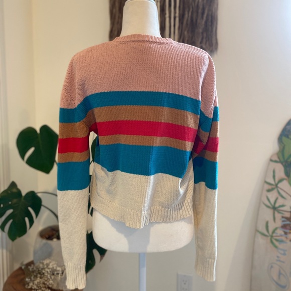 Eyeshadow Striped Sweater - Size L - Picture 3 of 3